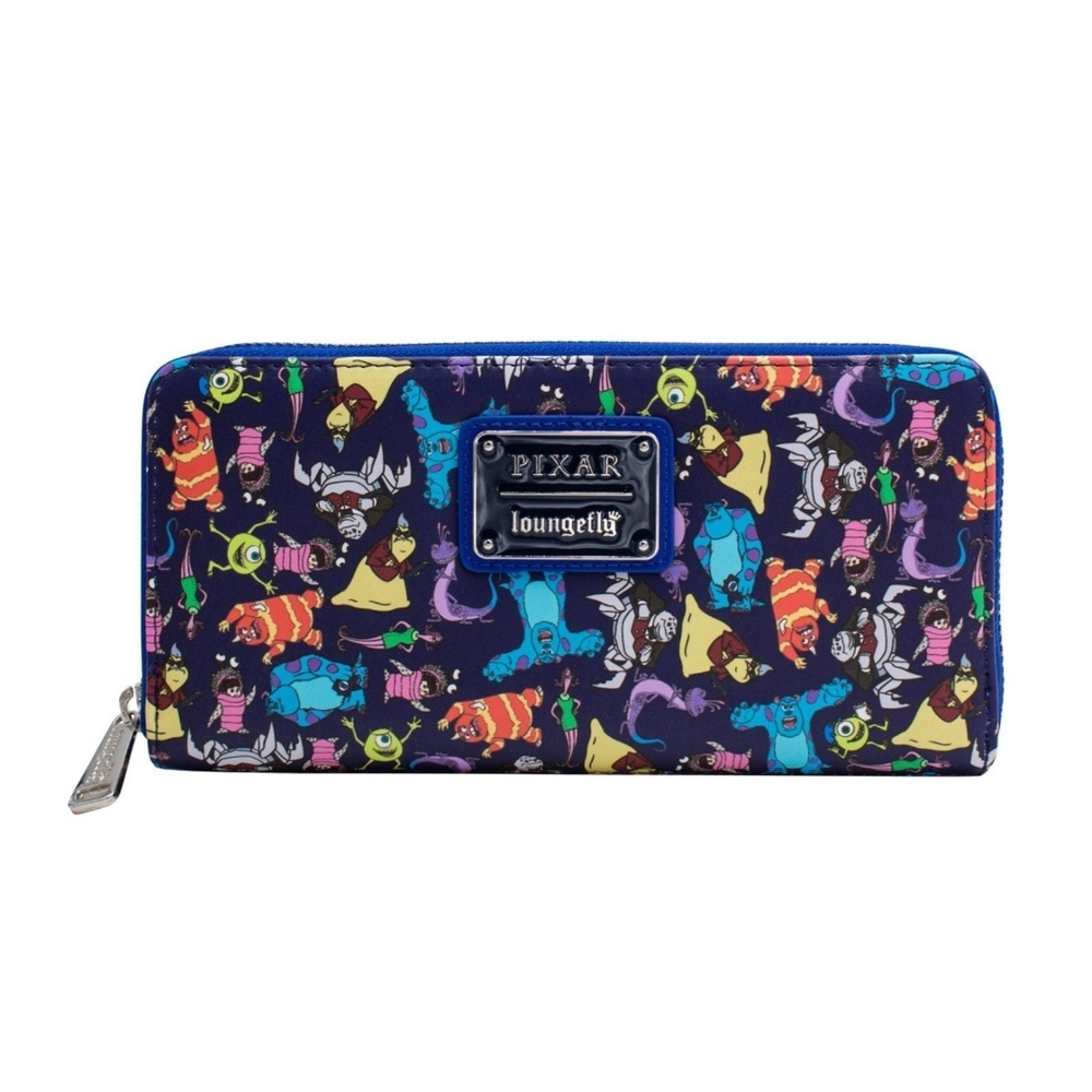 NWT Loungefly Disney Pixar Monsters Inc AOP Wallet